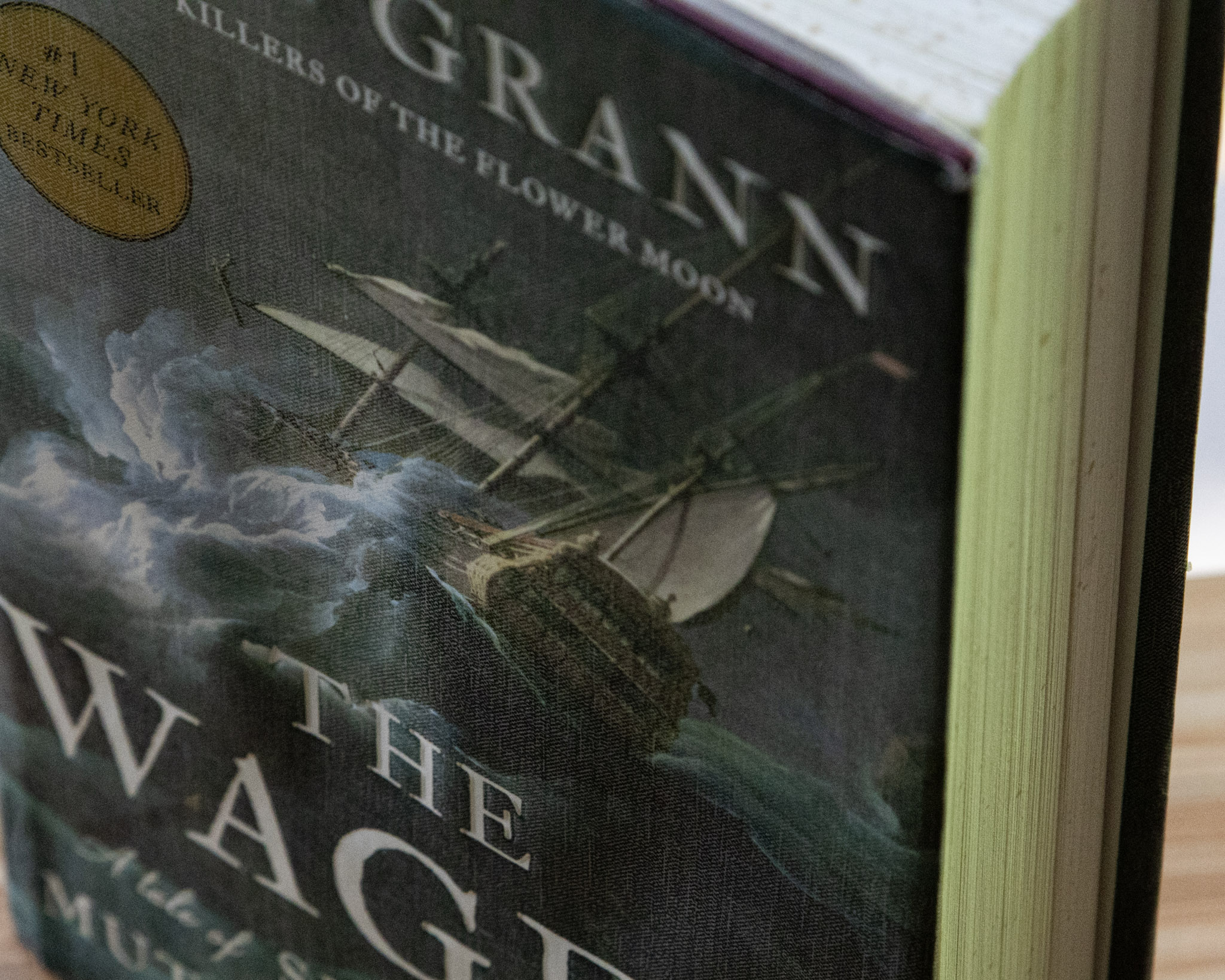 'The Wager' ship on the cover