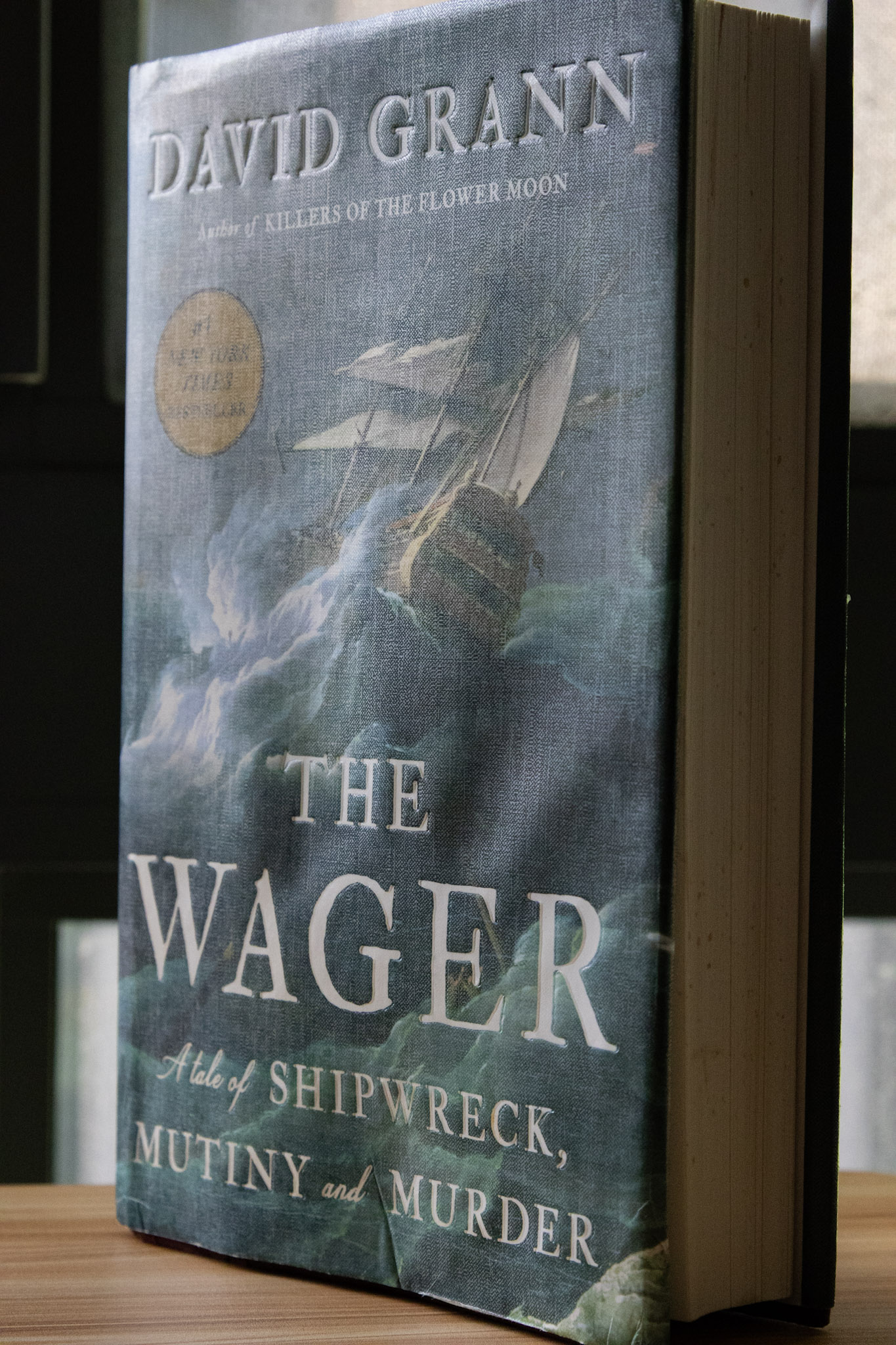 My 'The Wager' book copy